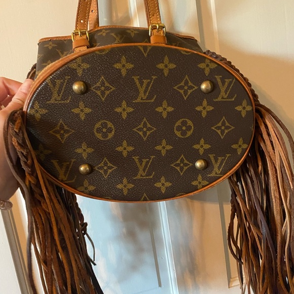 Vintage Boho Revamped Fringe Purse - Picture 3 of 5